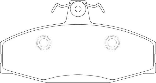 FIT FP3263 - Kit de plaquettes de frein, frein à disque cwaw.fr