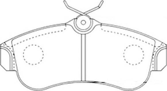 FIT FP2105 - Kit de plaquettes de frein, frein à disque cwaw.fr