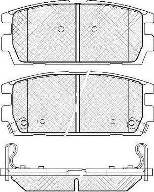 FIT FP2390 - Kit de plaquettes de frein, frein à disque cwaw.fr