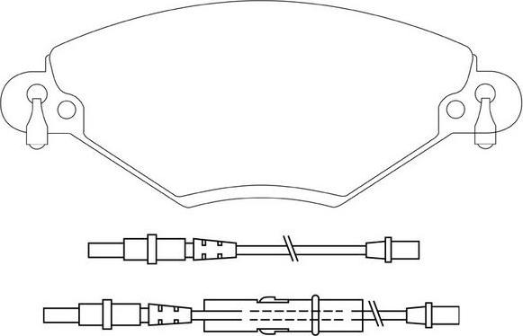 FIT FP2318E - Kit de plaquettes de frein, frein à disque cwaw.fr