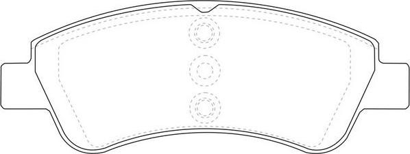 FIT FP2332 - Kit de plaquettes de frein, frein à disque cwaw.fr