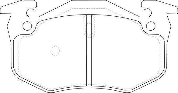 FIT FP2328 - Kit de plaquettes de frein, frein à disque cwaw.fr