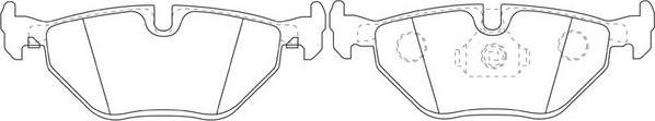 FIT FP2252E - Kit de plaquettes de frein, frein à disque cwaw.fr