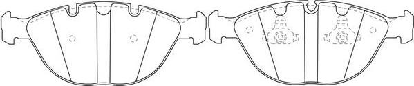 FIT FP2257 - Kit de plaquettes de frein, frein à disque cwaw.fr