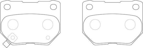 FIT FP7179 - Kit de plaquettes de frein, frein à disque cwaw.fr