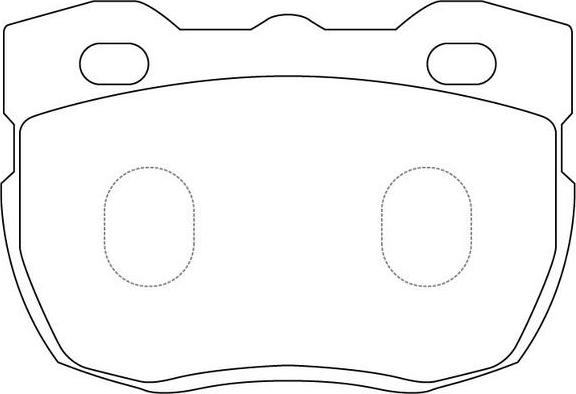 FIT FP7364E - Kit de plaquettes de frein, frein à disque cwaw.fr