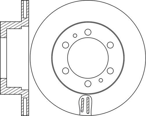 Eurobrake 5815202266 - Disque de frein cwaw.fr