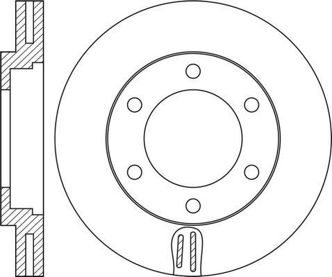 Stellox 6020-2262VK-SX - Disque de frein cwaw.fr