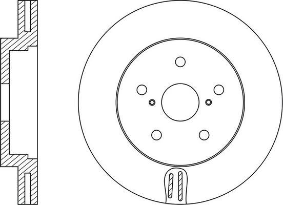 IPS Parts IBT-1710 - Disque de frein cwaw.fr