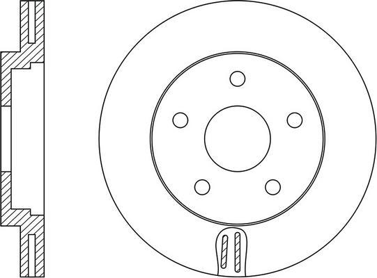 Ferodo DDF2357C - Disque de frein cwaw.fr