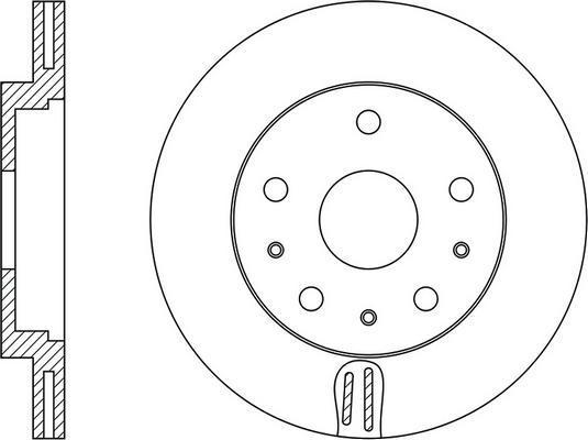 Ferodo DDF1880C - Disque de frein cwaw.fr