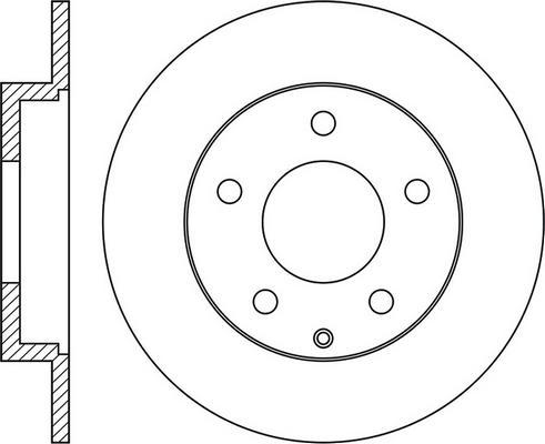 BENDIX 520522 - Disque de frein cwaw.fr