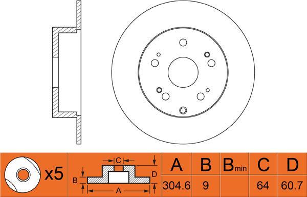 Magneti Marelli 360406066600 - Disque de frein cwaw.fr