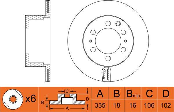 FIT FR0269V - Disque de frein cwaw.fr