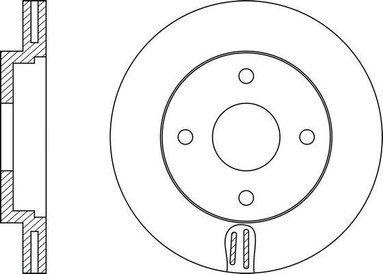 FIT FR0222V - Disque de frein cwaw.fr