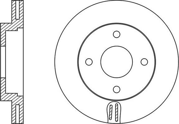 Pagid 8DD355109-331 - Disque de frein cwaw.fr