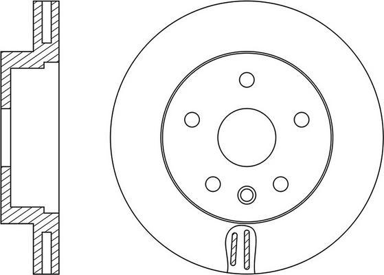 BOSCH 0 986 479 C49 - Disque de frein cwaw.fr