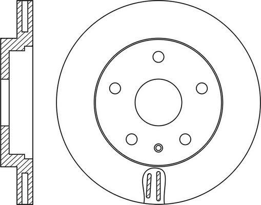 FIT FR1026V - Disque de frein cwaw.fr