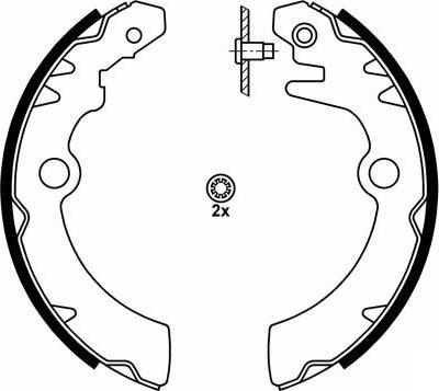 FIT FT0785 - Jeu de mâchoires de frein cwaw.fr