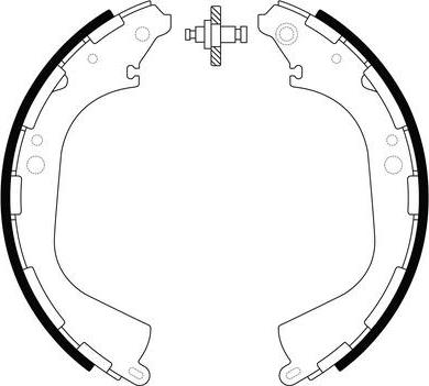 FIT FT2137 - Jeu de mâchoires de frein cwaw.fr