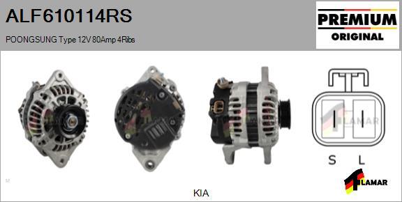 FLAMAR ALF610114RS - Alternateur cwaw.fr