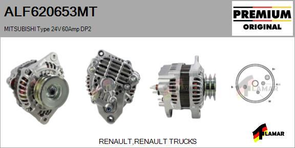 FLAMAR ALF620653MT - Alternateur cwaw.fr