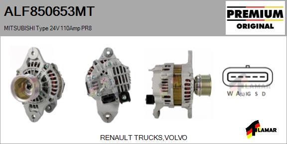 FLAMAR ALF850653MT - Alternateur cwaw.fr