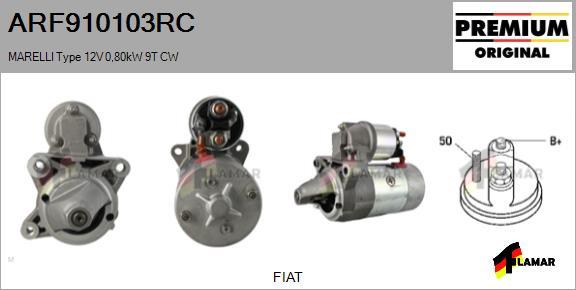 FLAMAR ARF910103RC - Démarreur cwaw.fr