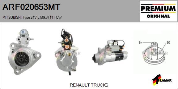 FLAMAR ARF020653MT - Démarreur cwaw.fr