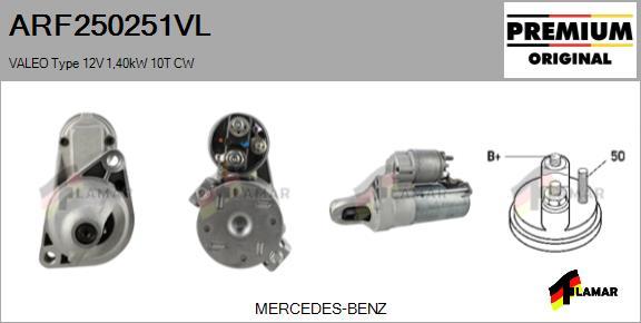 FLAMAR ARF250251VL - Démarreur cwaw.fr