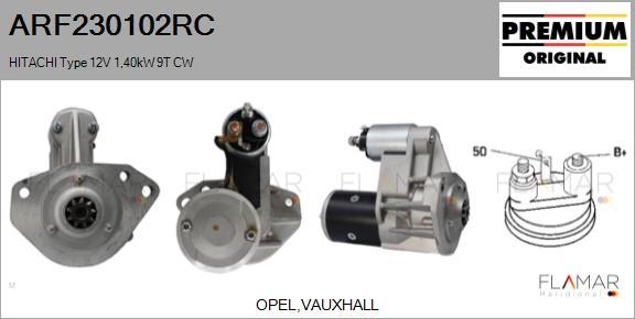 FLAMAR ARF230102RC - Démarreur cwaw.fr