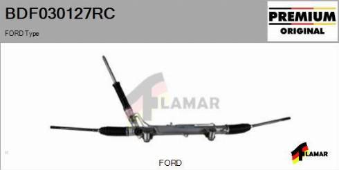 FLAMAR BDF030127RC - Crémaillière de direction cwaw.fr