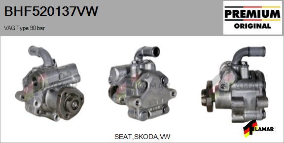 FLAMAR BHF520137VW - Pompe hydraulique, direction cwaw.fr