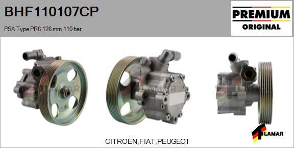 FLAMAR BHF110107CP - Pompe hydraulique, direction cwaw.fr