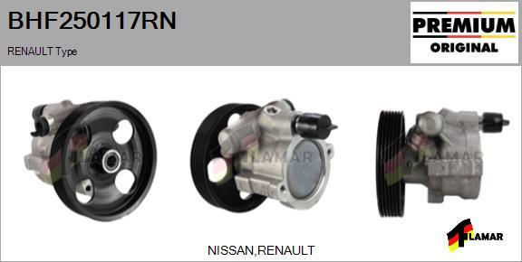 FLAMAR BHF250117RN - Pompe hydraulique, direction cwaw.fr