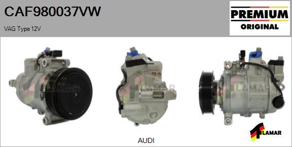 FLAMAR CAF980037VW - Compresseur, climatisation cwaw.fr