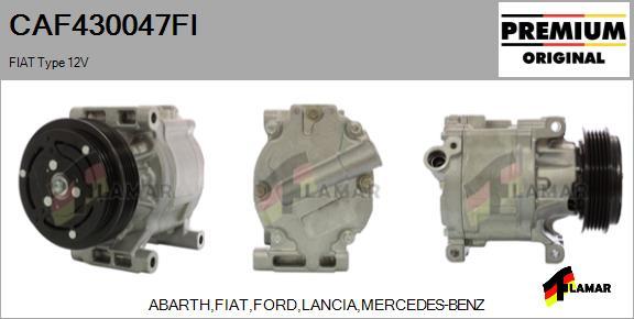 FLAMAR CAF430047FI - Compresseur, climatisation cwaw.fr