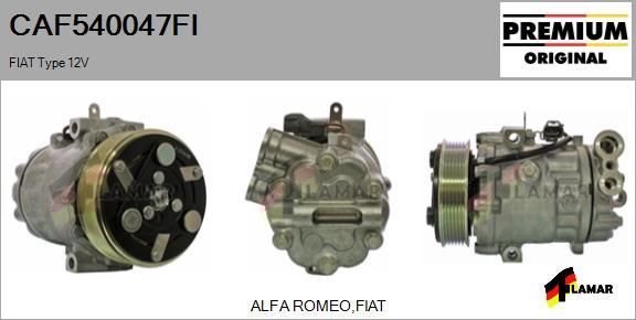 FLAMAR CAF540047FI - Compresseur, climatisation cwaw.fr