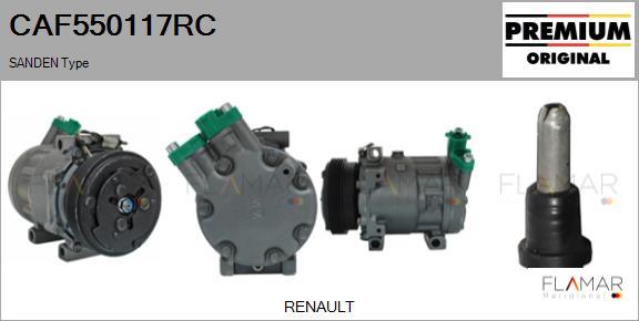 FLAMAR CAF550117RC - Compresseur, climatisation cwaw.fr