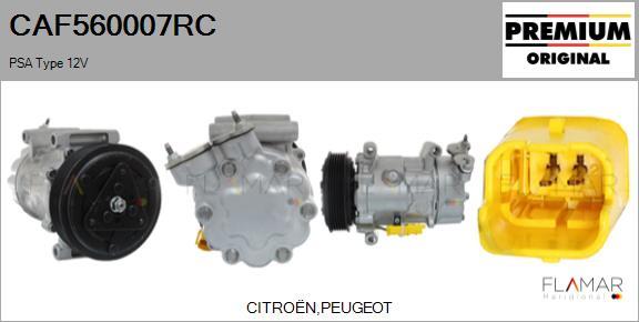 FLAMAR CAF560007RC - Compresseur, climatisation cwaw.fr