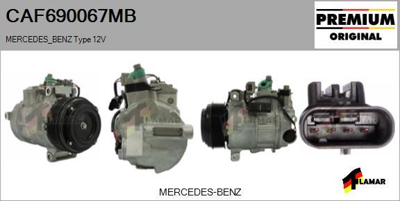 FLAMAR CAF690067MB - Compresseur, climatisation cwaw.fr