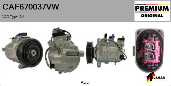 FLAMAR CAF670037VW - Compresseur, climatisation cwaw.fr