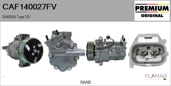 FLAMAR CAF140027FV - Compresseur, climatisation cwaw.fr