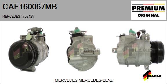 FLAMAR CAF160067MB - Compresseur, climatisation cwaw.fr