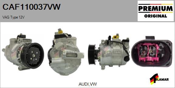 FLAMAR CAF110037VW - Compresseur, climatisation cwaw.fr