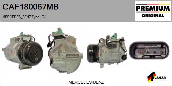 FLAMAR CAF180067MB - Compresseur, climatisation cwaw.fr