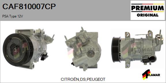 FLAMAR CAF810007CP - Compresseur, climatisation cwaw.fr