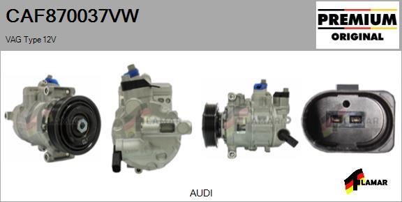 FLAMAR CAF870037VW - Compresseur, climatisation cwaw.fr