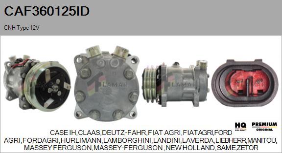 FLAMAR CAF360125ID - Compresseur, climatisation cwaw.fr