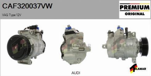 FLAMAR CAF320037VW - Compresseur, climatisation cwaw.fr